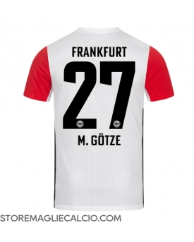Eintracht Frankfurt Mario Gotze #27 Maglia Gara Casa Repliche 2024-25 Maniche Corte Eintracht Frankfurt Mario Gotze #27 Maglia Gara Casa Repliche 2024-25 Maniche Corte